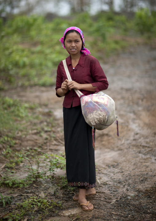 Khmu minority woman, Xieng khouang, Laos