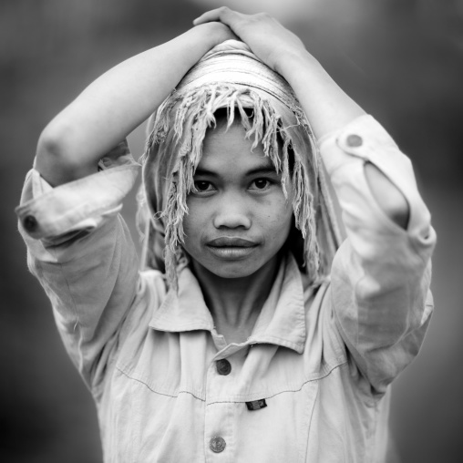 Khmu minority woman, Xieng khouang, Laos