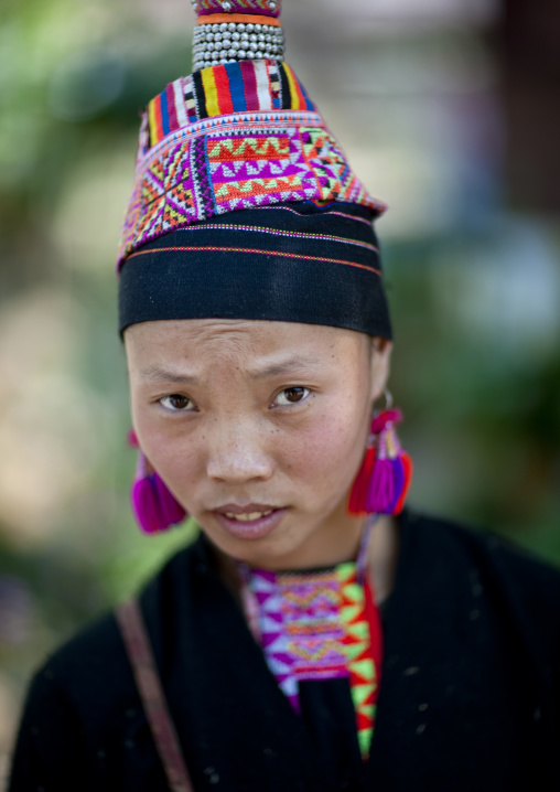 Akha pala minority woman, Muang sing, Laos