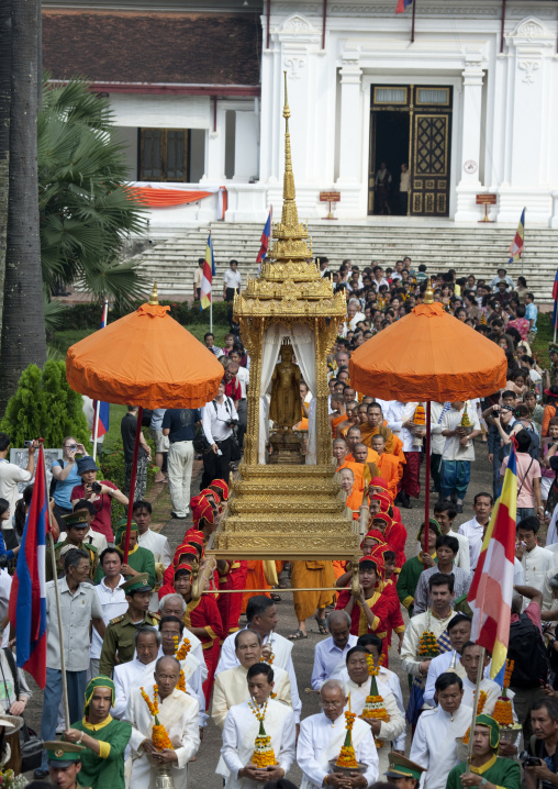 Pii mai lao new year celebration, Luang prabang, Laos