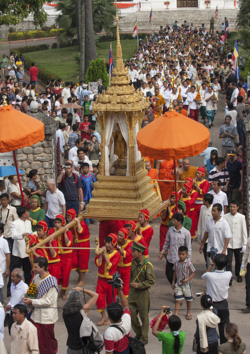 Pii mai lao new year celebration, Luang prabang, Laos