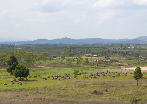 Plain of jars on xieng khuang plateau, Phonsavan, Laos