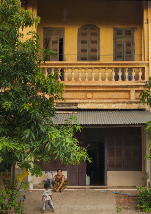 Old french colonial house, Thakhek, Laos