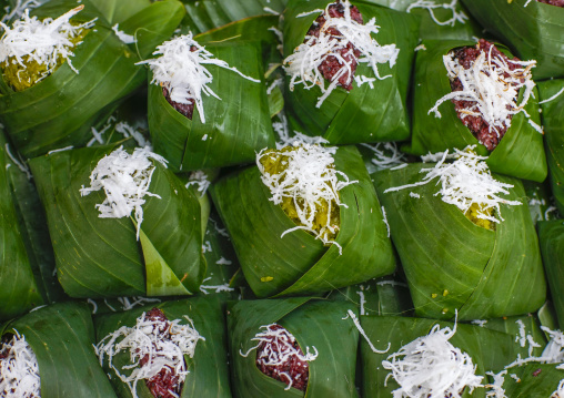 Rice sold in a market, Thakhek, Laos