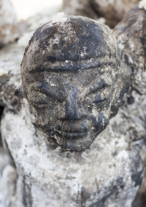 Statue in a temple, Savannakhet, Laos