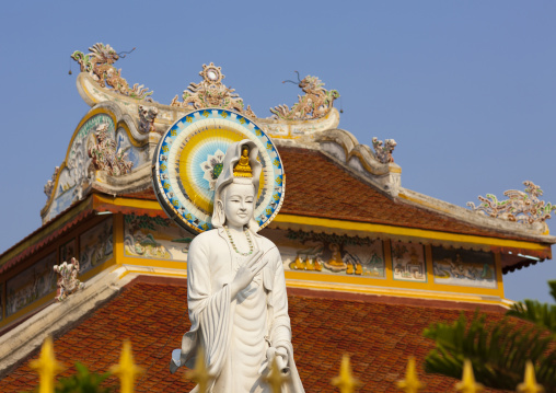 Statue in a temple, Savannakhet, Laos