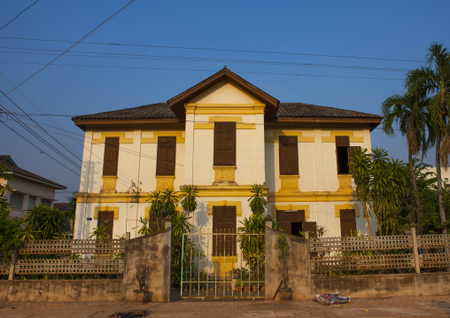 Old french colonial house, Savannakhet, Laos