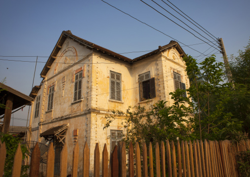 Old french colonial house, Savannakhet, Laos