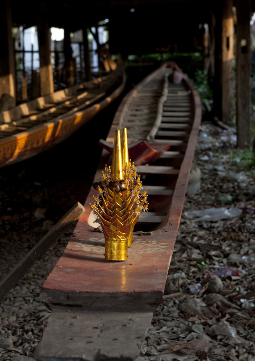 Monk boats, Savannakhet, Laos