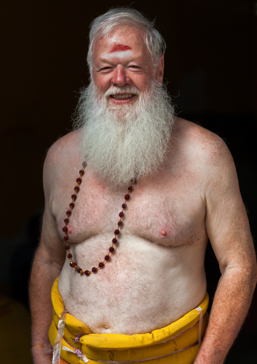 Carl, An Australian Hindu Devotee In Annual Thaipusam Religious Festival In Batu Caves, Southeast Asia, Kuala Lumpur, Malaysia