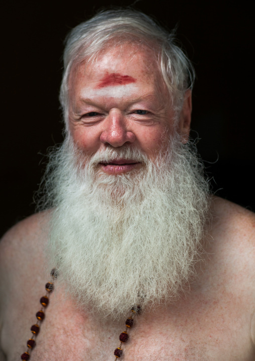 Carl, An Australian Hindu Devotee In Annual Thaipusam Religious Festival In Batu Caves, Southeast Asia, Kuala Lumpur, Malaysia