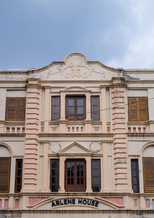 Old Colonial House In The Unesco World Heritage Zone, Perak State, Ipoh, Malaysia