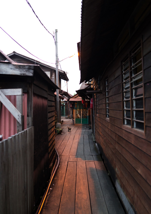 Alley In The Weld Quay Clan Jetties, Penang Island, George Town, Malaysia