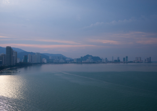 Elevated View Of The City, Penang Island, George Town, Malaysia