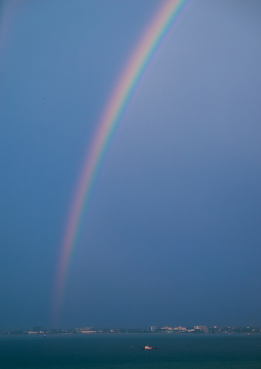 Rainbow On The Sea, Penang Island, George Town, Malaysia