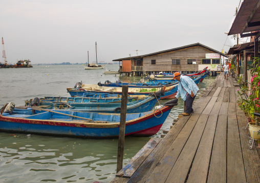 The Weld Quay Clan Jetties, George Town, Penang Island, Malaysia