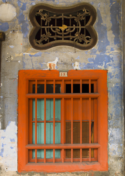 Old Colonial Window, George Town, Penang, Malaysia