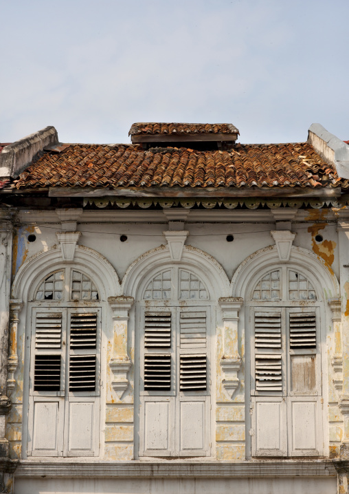 Old Colonial Window, George Town, Penang, Malaysia