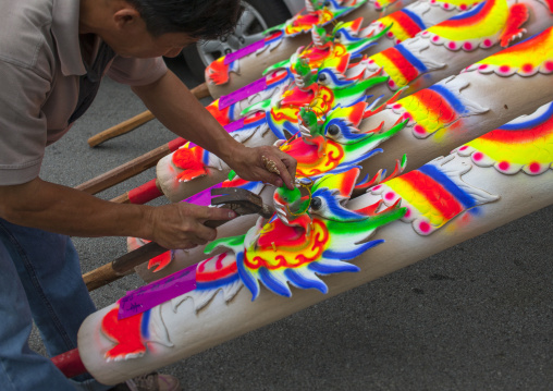 Dragons For Religious Celebration, George Town, Penang, Malaysia