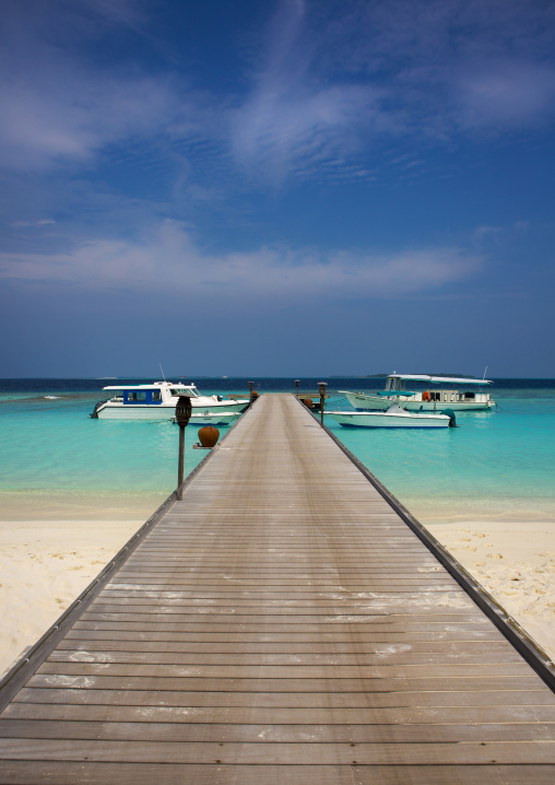 Jetty At Soneva Fushi Hotel, Baa Atoll, Maldives