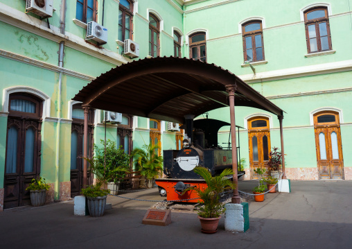 Old Locomotive In The Railway Station, Maputo, Maputo City, Maputo City, Mozambique