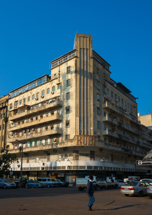 Old Portuguese Colonial Building, Maputo, Maputo City, Mozambique