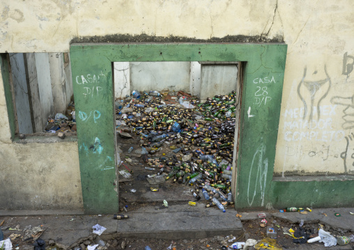 Used Bottles Inside Vila Algarve, Maputo, Maputo City, Mozambique