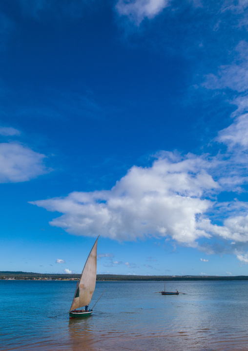 Dhow In The Bay, Inhambane, Inhambane Province, Mozambique