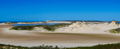 Sand Dune In Bazaruto National Park, Vilanculos, Inhambane Province, Mozambique