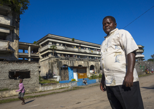 Chief In The Grande Hotel Slum, Beira, Sofala Province, Mozambique