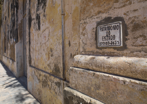 Old Portuguese Colonial Building, Island Of Mozambique, Nampula Province, Mozambique