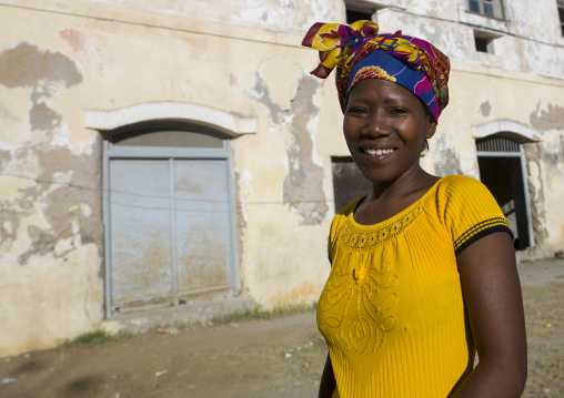 Smiling Young Woman, Ilha de Mocambique, Nampula Province, Mozambique