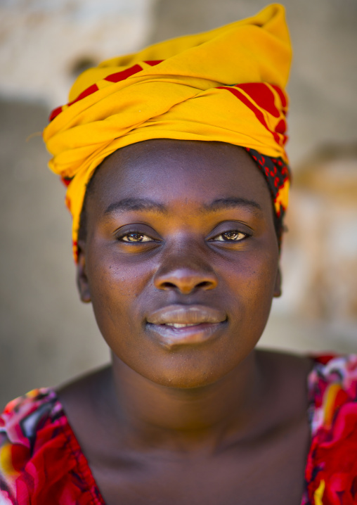 Portrait de A Woman, Ilha de Mocambique, Nampula Province, Mozambique