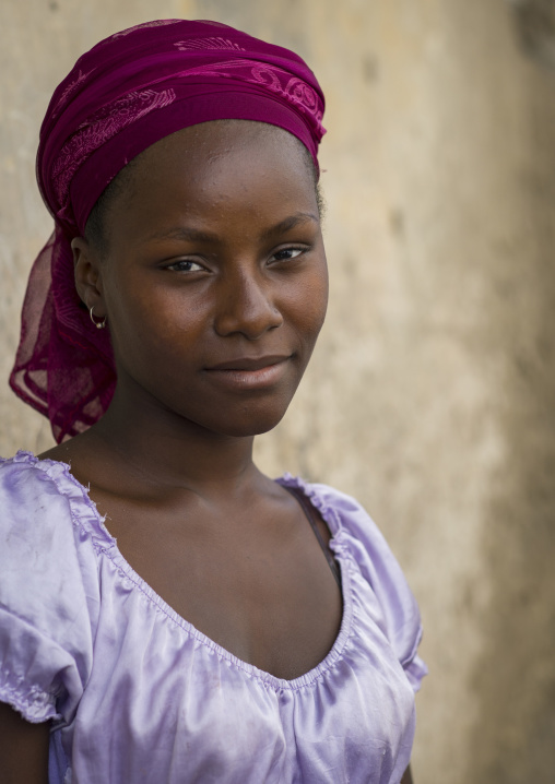 Beautiful Young Woman, Island Of Mozambique, Nampula Province, Mozambique