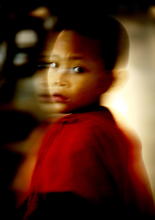 Novice Buddhist Monk, Mandalay, Myanmar