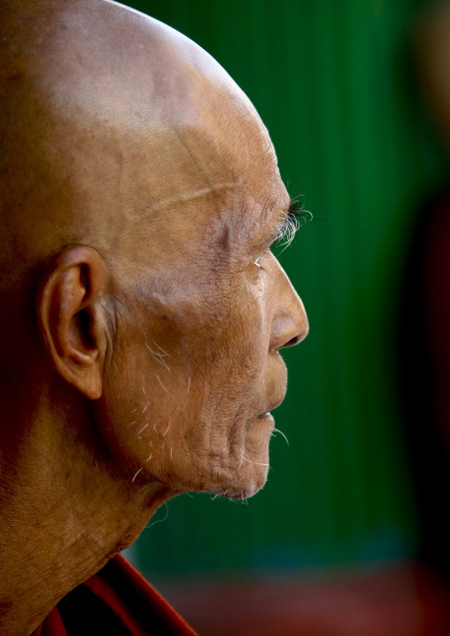 Buddhist Monk, Rangoon, Myanmar