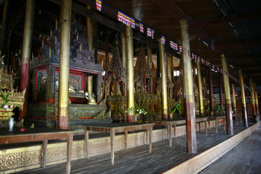 Nga Phae Kyaung, Inle Lake Jumping Cats Monastery, Myanmar