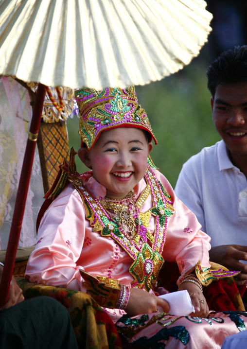 Novice Ceremony In Inle Lake, Myanmar