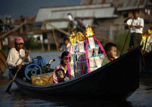 Novice Ceremony In Inle Lake, Myanmar