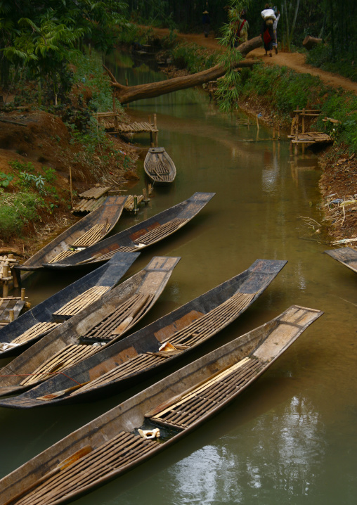 Boats In Taunggyi Market, Myanmar