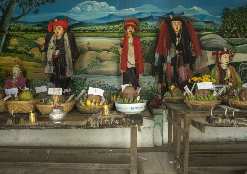 Offerings Made By Drivers On A Hill Road, Mindat, Myanmar