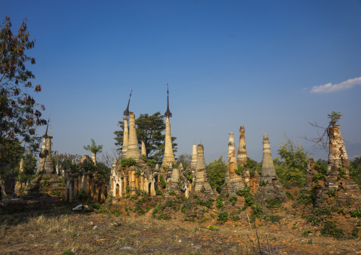 Shwe Inn Thein Paya Temple, Inle Lake, Myanmar