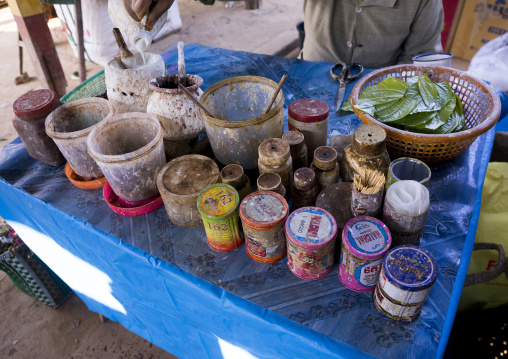 Betel Leaf Vendor In A Street, Inle Lake, Myanmar