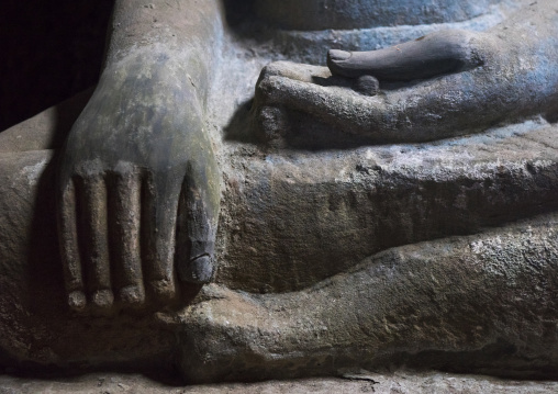 Buddha Hand In Kothaung Temple, Mrauk U, Myanmar