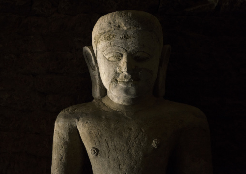 Buddha Statue In Kothaung Temple, Mrauk U, Myanmar