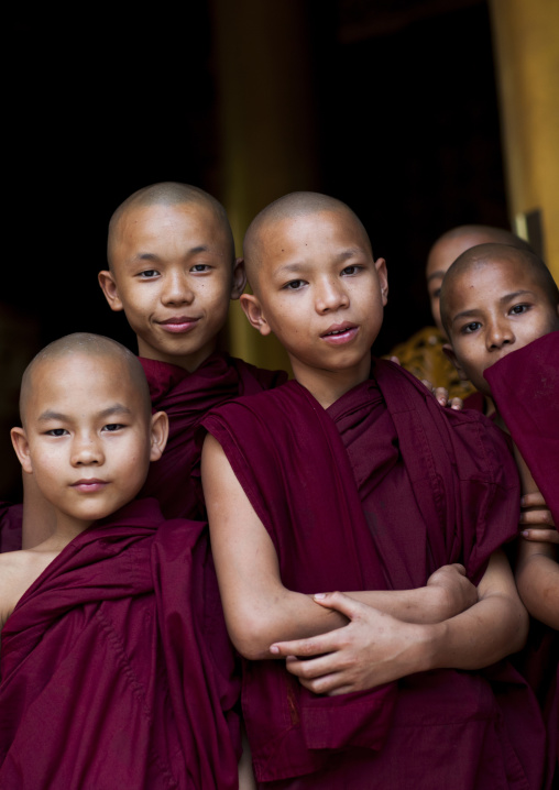 Group Of Novices, Yangon, Myanmar