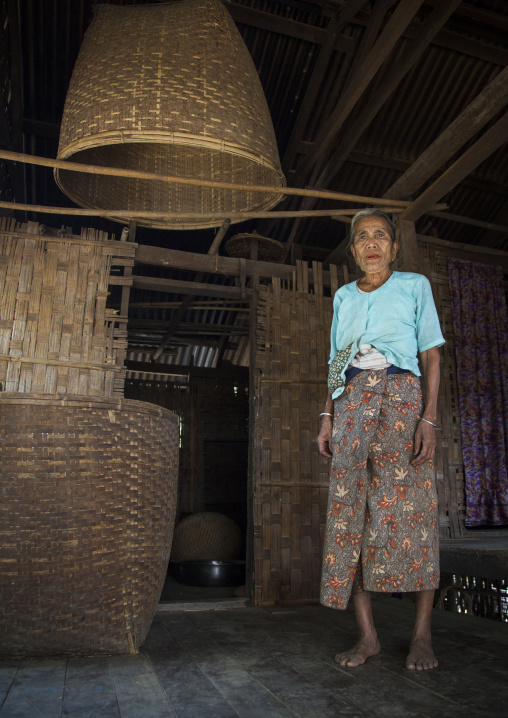 Tribal Chin Woman With Spiderweb Tattoo On The Face, Mrauk U, Myanmar