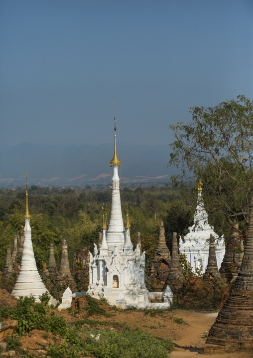 Shwe Inn Thein Paya Temple, Inle Lake, Myanmar