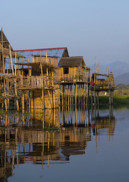 Typical House On Stilts, Inle Lake, Myanmar