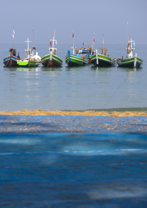 Fishing Boats, Ngapali, Myanmar